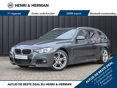 BMW 3-SERIE 318i M Sport (1ste eig./T.haak/LEER/Keyless/Electr.klep/LED/18