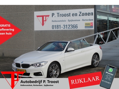 BMW 4-SERIE Cabrio 420i Automaat M Sport Orig. Nederlands/Nekverwarming/Automaat/Navigatie/Keyless/Achteruitrijcamera/Elek. voorstoelen/Stoelverwarming & ventilatie/Lederen bekleding/LED/Lichtmetalen velgen/Climate control/Bluetooth