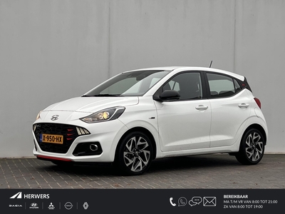 HYUNDAI I10 1.0 T-GDI N Line 5-zits 100pk / In hoogte verstelbare bestuurdersstoel / Apple Carplay Android / N-Line uitvoering /