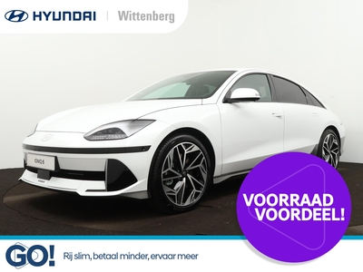 HYUNDAI IONIQ 6 Lounge 77 kWh | Incl. €6800,- Voorraadactie! | Memory | 360 Camera | Stoel + stuurverwarming | Head-up display | Adaptive cruise |