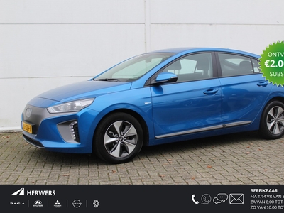 HYUNDAI IONIQ Comfort EV / €2000,- Subsidie Mogelijk / Navigatie + Apple Carplay/Android Auto / Keyless Entry & Start / Climate Control / Adaptieve Cruise Control /