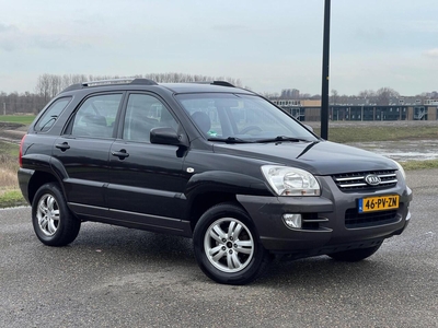 KIA Sportage 2.0 CVVT Executive Airco/Leder/Lmv/Trekhaak/Nap/Boekjes, terreinwagen/pick up, bj 2005