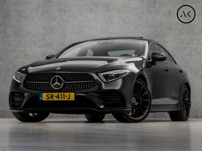 MERCEDES CLS-KLASSE 350 d 4MATIC AMG First Edition Premium Plus 286Pk Automaat (SCHUIFDAK, IWC KLOK, APPLE CARPLAY, SFEERVERLICHTING, LUCHTVERING, MEMORY SEATS, 360 CAMERA, ADAPTIVE CRUISE, STUUR/STOELVERWARMING, BURMEISTER AUDIO, ZWART HEMEL, NIEUWSTAAT)