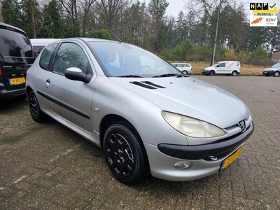 Peugeot 206 1.4 (achteras krom)