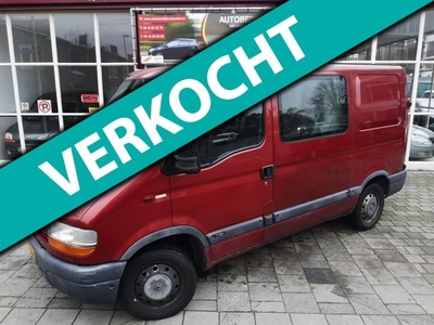 Renault Master T28 2.5D 2001 Dubbele Cabine/Marge/VERKOCHT!