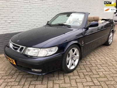 Saab 9-3 Cabrio 2.0t cabriolet leer Climate stoelverwarming