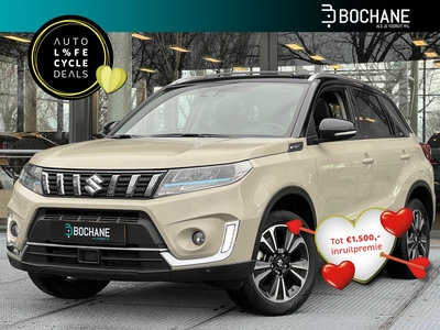 SUZUKI VITARA 1.4 Boosterjet Style Smart Hybrid | Sunroof | All-Seasons | Trekhaak afn. | Dealeronderhouden | 1ste eigenaar |