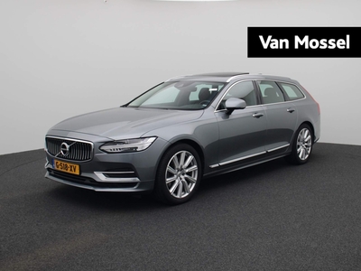 VOLVO V90 2.0 T4 Inscription Aut. | Panoramadak | Harman Kardon | Memory seats | Stoel/stuurverwarming | Head-Up | Leder | Navigatie | ECC | Camera | PDC | LMV | Schuifdak | LED |