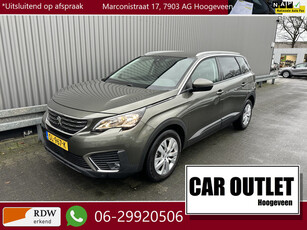 Peugeot 5008 1.2 PureTech Blue Lease Executive 7p. 1e Eignr, 138Dkm.NAP, Leer, Navi, CC, PDC, CAM, LED, LM, nw. APK – Inruil Mogelijk –