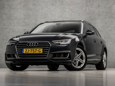 AUDI A4 Avant 2.0 TFSI S-Line Luxury 191Pk Automaat (PANORAMADAK, APPLE CARPLAY, DIGITAL COCKPIT, B&O AUDIO, BRUIN LEDER, GETINT GLAS, ADAPTIVE CRUISE, STOELVERWARMING, GROOT NAVI, ELEK ACHTERKLEP, CAMERA, TREKHAAK, NIEUWSTAAT)