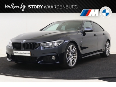 BMW 4-SERIE Gran Coupé 420i High Executive M Sport Automaat / Navigatie Professional / Leder / 19 Inch L.M. Velgen / Verwarmde Voorstoelen / Bluetooth / Shadowline