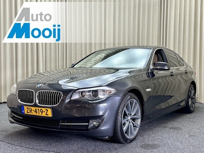 BMW 5 Serie 523i High Executive *Leder* Automaat / Navigatie / Afn. Trekhaak / Cruise Control / Bluetooth / 19