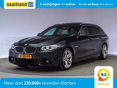 BMW 5 Serie TOURING 528i 245pk M Sport High Executive Aut. [ Panorama Comfortzetels Leder ]