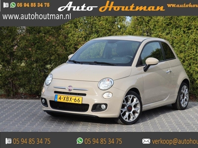 Fiat 500 0.9 TwinAir Turbo 500S AUTOMAAT|AIRCO|LEDER|PDC|TRHK|LMV|1e EIGENAAR