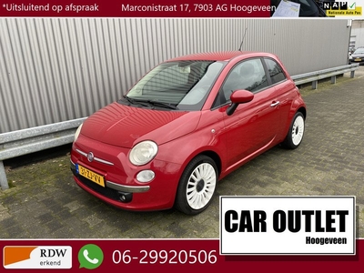 Fiat 500 1.2 Sport Clima, Leer/Stof, LM en Nieuwe APK – Inruil Mogelijk –