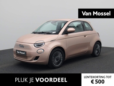 Fiat 500E Icon 42 kWh | Navi | ECC | Cam | LMV | LED | PDC | €2000,- SUBSIDIE!