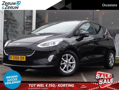 Ford Fiesta 1.0 EcoBoost Hybrid Titanium 125PK | Climate Control | Navigatie | Parkeersensoren | Cruise Control | Lichtmetalen velgen