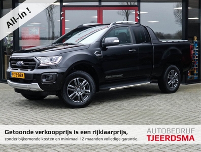 Ford Ranger 2.0 EcoBlue Wildtrak Supercab 2024! Navi/Clima/Cruise-Adaptief/Camera/Trekhaak/RIJKLAAR DIRECT RIJDEN!