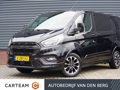 Ford Transit Custom 310 2.0 TDCI Sport DC-5P, 170PK AUT. XENON, 2X SCHUIFDEUR, LEDER/ALCANTARA, NAVI, CRUISE, AIRCO, STOELVERWARMING