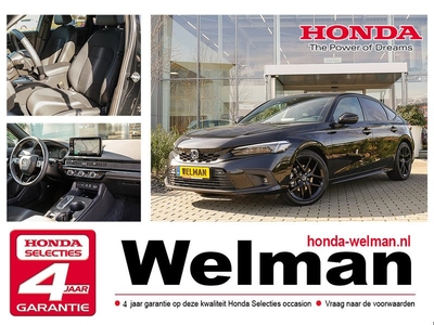 Honda Civic 2.0i e:HEV SPORT - AUTOMAAT - HYBRID - ALL WEATHERS