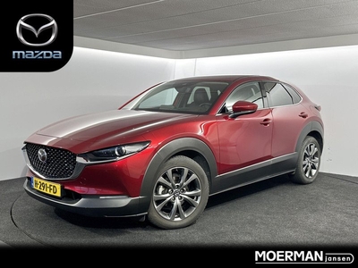 Mazda CX-30 2.0 e-X Hybrid Luxury 180pk / 1 eig / Dealer onderhouden / NL auto / Leder / Navigate