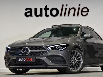 MERCEDES CLA-KLASSE 180 AMG. Pano, Leder, Keyless, Camera, Sfeer!