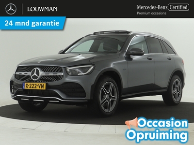 MERCEDES GLC-KLASSE 300 e AMG Plug-In Hybride Limited | Panoramadak | Achteruitrijcamera | Multibeam Koplampen | Apple Carplay | Inclusief 24 maanden MB Certified garantie voor Europa.