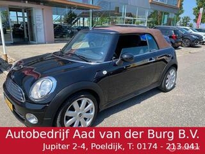 Mini COOPER Cabrio 1.6 Chili Airco / Cabrio/ Electr. Dak / Sport velgen / Lage km stand / Mooie nette auto / lage km stand !