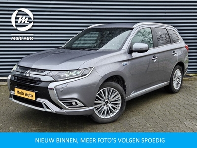 Mitsubishi Outlander 2.4 Intense Plug In Hybrid Dealer O.H PHEV | LED Koplampen | Lederen Bekleding | 360 Camera | Navi | Apple Carplay | Stoelverwarming |