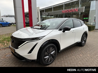 Nissan ARIYA 87 kWh EVOLVE Nappa leder, Nav., Elektr. achterklep, Stoelverw., Stuurverw., Voorruitverw., ProPilot, 4 Camera's,