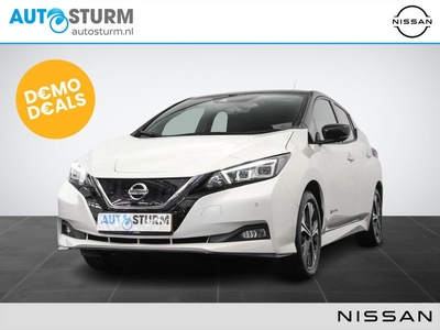 Nissan LEAF e+ Tekna 62 kWh *SUBSIDIE MOGELIJK* | Navigatie | 360° Camera | Trekhaak | Apple Carplay/Android Auto | BOSE Audio | Adapt. Cruise Control | Stuur- + Stoelverwarming | Leder/Alcantara | Rijklaarprijs!