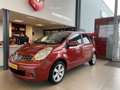 Nissan Note 1.6 Life,5 Deurs,5 Zits,Airco,Elektrischpakket,Trekhaak,Bluetooth met Spraakbediening,16 Inch Lmv