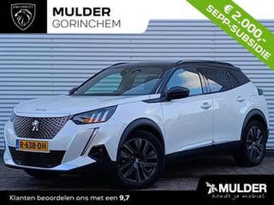 Peugeot e-2008 SUV GT Pack EV 3-FASEN 50kWh 136pk 16% BIJTELLING! SCHUIF/KANTELDAK | ADAPTIVE CRUISE | KEYLESS ENTRY | STOELVERW. | LM-VELGEN