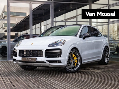 Porsche Cayenne Coupé 4.0 Turbo S E-Hybrid 1e EIGENAAR | NL AUTO | CARBON DESIGN PAKKKET | KEYLESS | HEAD UP DISPLAY | 18-WEG MEMORY | KERAMISCH | SPORTUITLAATSYSTEEM | PASM | LICHTGEWICHT SPORTPAKKET CARBON | PDSL+ | SOFTCLOSE | BURMESTER 3D | SPO