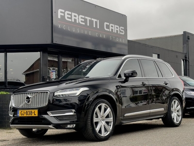 Volvo XC90 2.0 D5 AUT8 AWD FIRST EDITION PANODAK 7PERS LEDER 21 INCH-LMV NAVI CAMERA VIRTUAL-DASH HEADUPP LED PDC