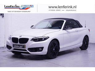 BMW 2-serie Cabrio 218d Sportline Navi Sportstoelen Clima Cruise Led koplampen