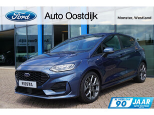 Ford Fiesta 1.0 EcoBoost ST-Line 100PK Winterpack Camera Adaptieve Cruise Climate Keyless Carplay-Navi Privacy Glass Full LED 17