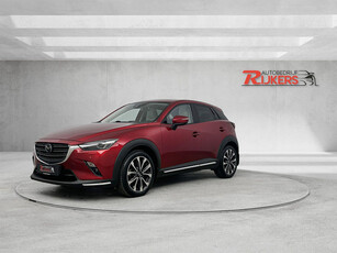 Mazda CX-3 2.0 SkyActiv-G 120 GT-M Autom,Camera Achter,ACC,Blis,HUD,Bose,Navigatie,Climate Control,Stuur-Stoel verwarming,PDC V+A