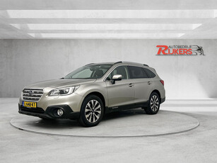 Subaru Outback 2.5i Premium AWD Aut,ACC,Schuif/kanteldak,Climate Contr,Stoel+stuur verw,Trekh,Navi,DAB,Lane Asist,Blis,Leder