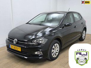 Volkswagen Polo Occasion 1.0 TSI Comfortline met parkeersensoren voor en achter | Tweedehands Volkswagen polo zwart | 5 deurs | 1e