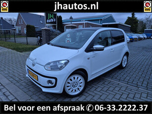 Volkswagen Up! 1.0 high up! White up! BM PANO/CRUISE/1E-EIG