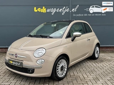 Fiat 500 1.2 Lounge *cappuccino *perfecte km’s en historie