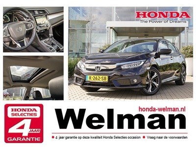 Honda Civic 1.5i V-TEC EXECUTIVE - SCHUIFDAK - LEDER - ALL