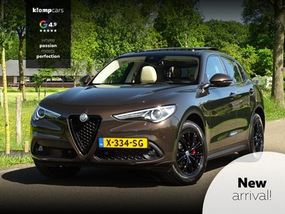 Alfa Romeo Stelvio 2.2 Exclusiva | Carplay | Schuifdak | BTW | Trkhk afn. | VOL en uniek mooi!