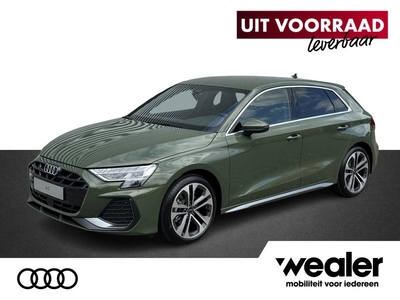 Audi A3 Sportback 35 TFSI 110 kW / 150 pk Sportback 7 versn. S-tronic | FACELIFT 2024 | Matrix-LED | Aut. inparkeren + camera | Parkeersensoren voor + achter | Sportonderstel | Privacy Glass | Elektr. instelbare sportstoelen + lendensteun | SONOS premium