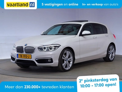 BMW 1-serie 120i High Executive Aut. Facelift [ LED Schuifdak Leder Navi prof ]