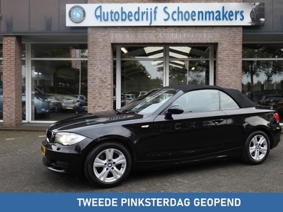 BMW 1-serie Cabrio 118i High Executive LEER STOELVERWARMING PDC LMV NAVI CRUISE CLIMA