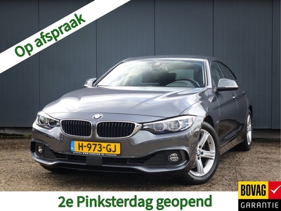 BMW 4 Serie Gran Coupé 430i High Executive (252PK) 1e-Eig, Keurig-Onderh, 12-Mnd-BOVAG, NL-Auto, Leer, Navigatie, Parkeersensoren-V+A, Adaptive-Cruise-Control, Stoelverwarming, Lane-Assist, LM.-Velgen, Elektrische-Achterklep, DAB, Achteruitri Priva