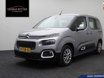 Citroen Berlingo 1.2 PureTech Feel 2019 Automaat | DAB+ | Navigatie | Camera | Bluetooth | Airco | Cruise control | LED | Elektrische ramen + spiegels | PDC |