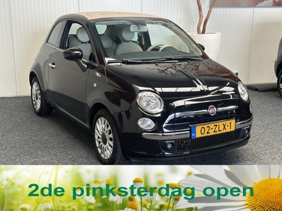 Fiat 500C 0.9 TwinAir Lounge ELEKTRISCH BEDIENBARE KAP CLIMATE CONTROL MULTIMEDIA VOORBEREIDING BLEUTOOTH TELEFOON PDC ZEER MOOI !! LOCATIE 1001